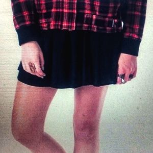 VANS WEBSTER BLACK MINI SKATE SKIRT